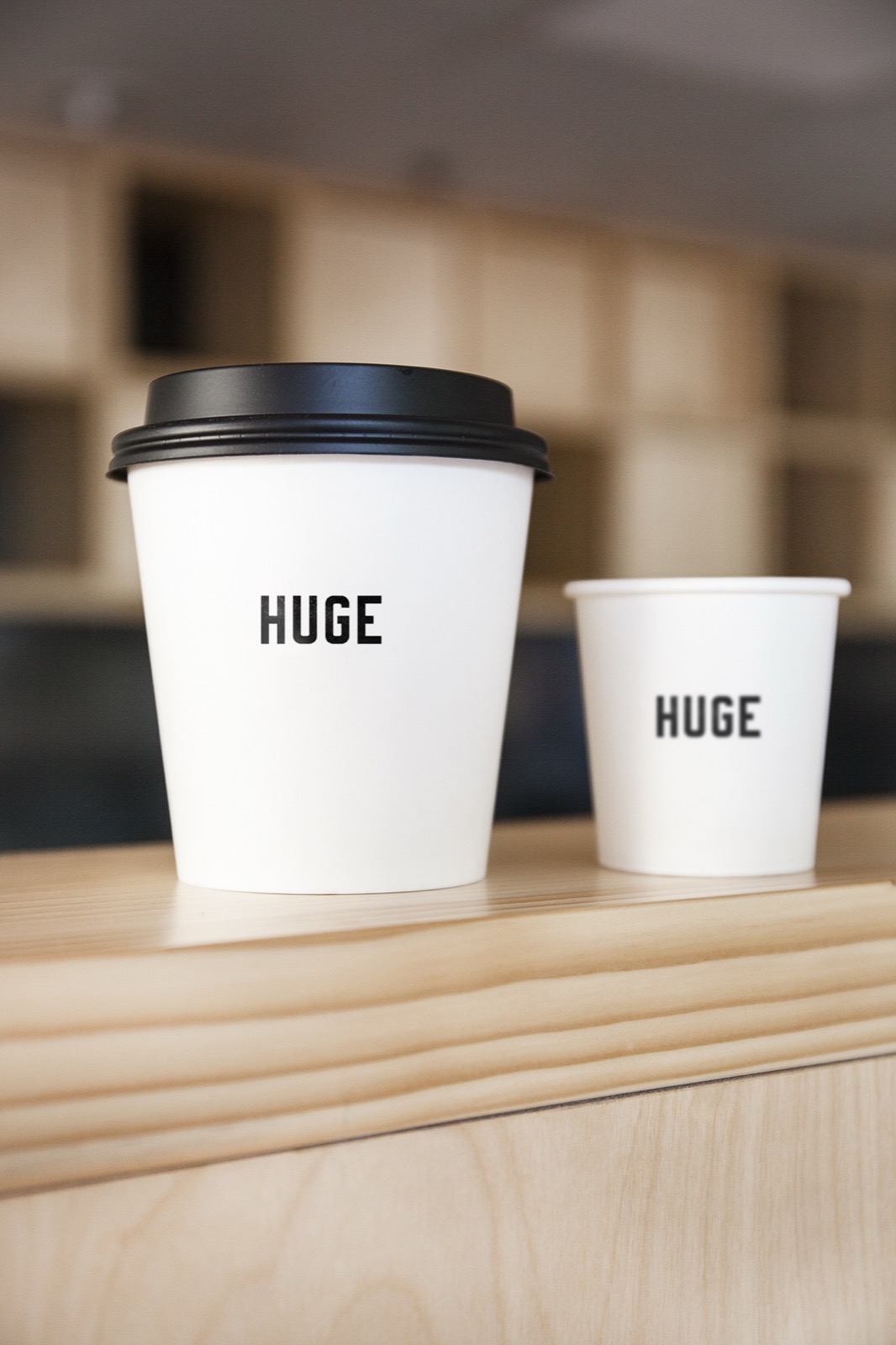Huge branded cups